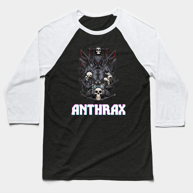 Anthrax Band Baseball T-Shirt by Maheswara.Momocats